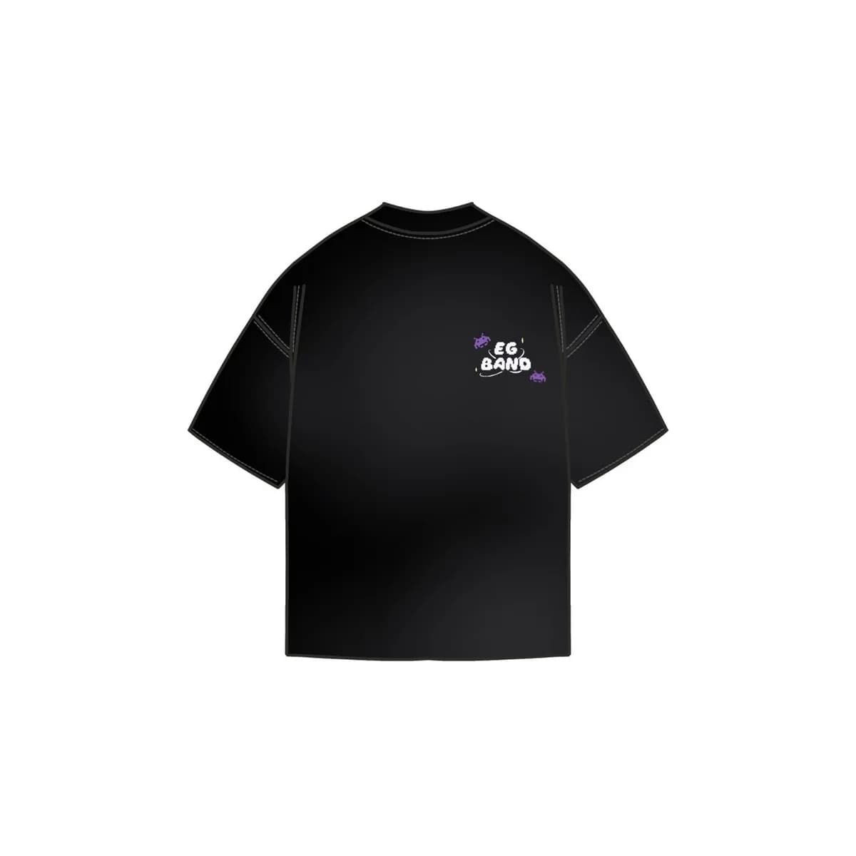 EG BAND Live Crew T-shirt (ดำ)