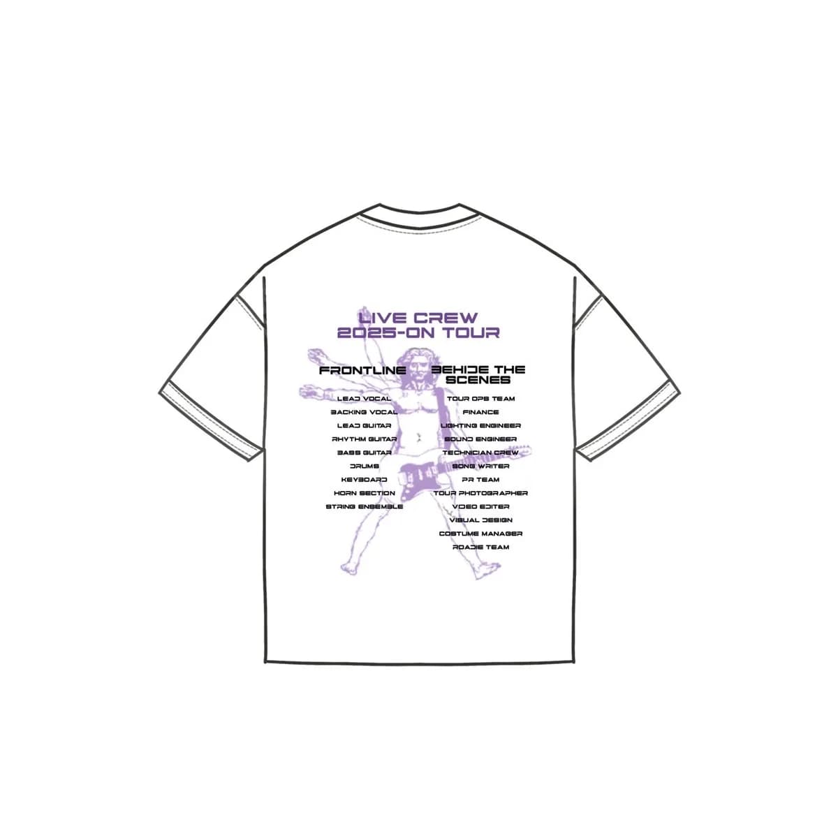 EG BAND Live Crew T-shirt (ขาว)